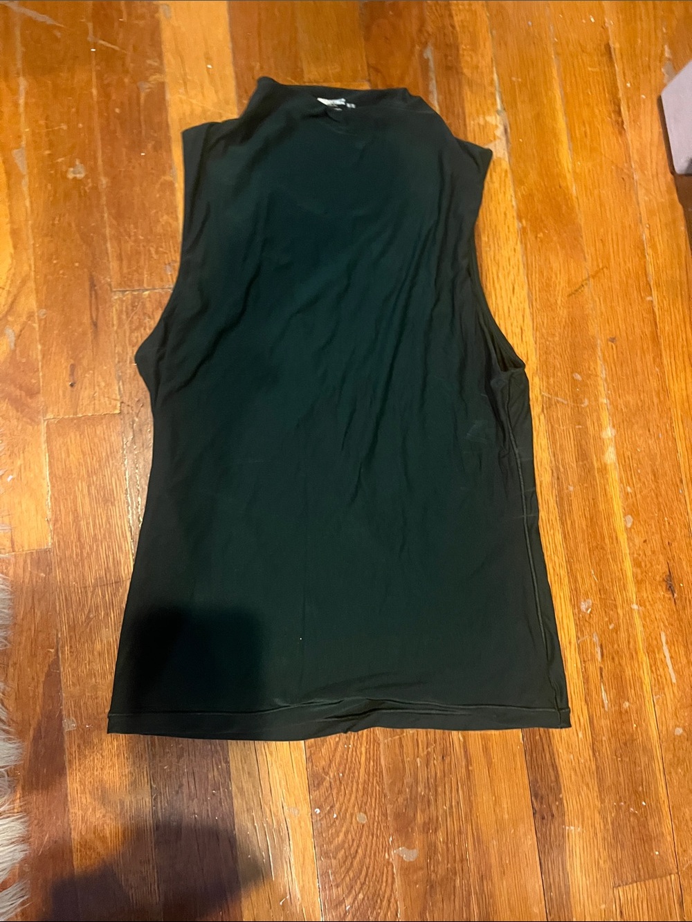 Dark Green Sleeveless Women’s Top